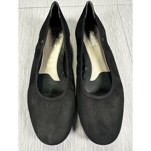 RIEKER Anita 65 Comfort Flats Black Suede Classic Slip On  SZ 9